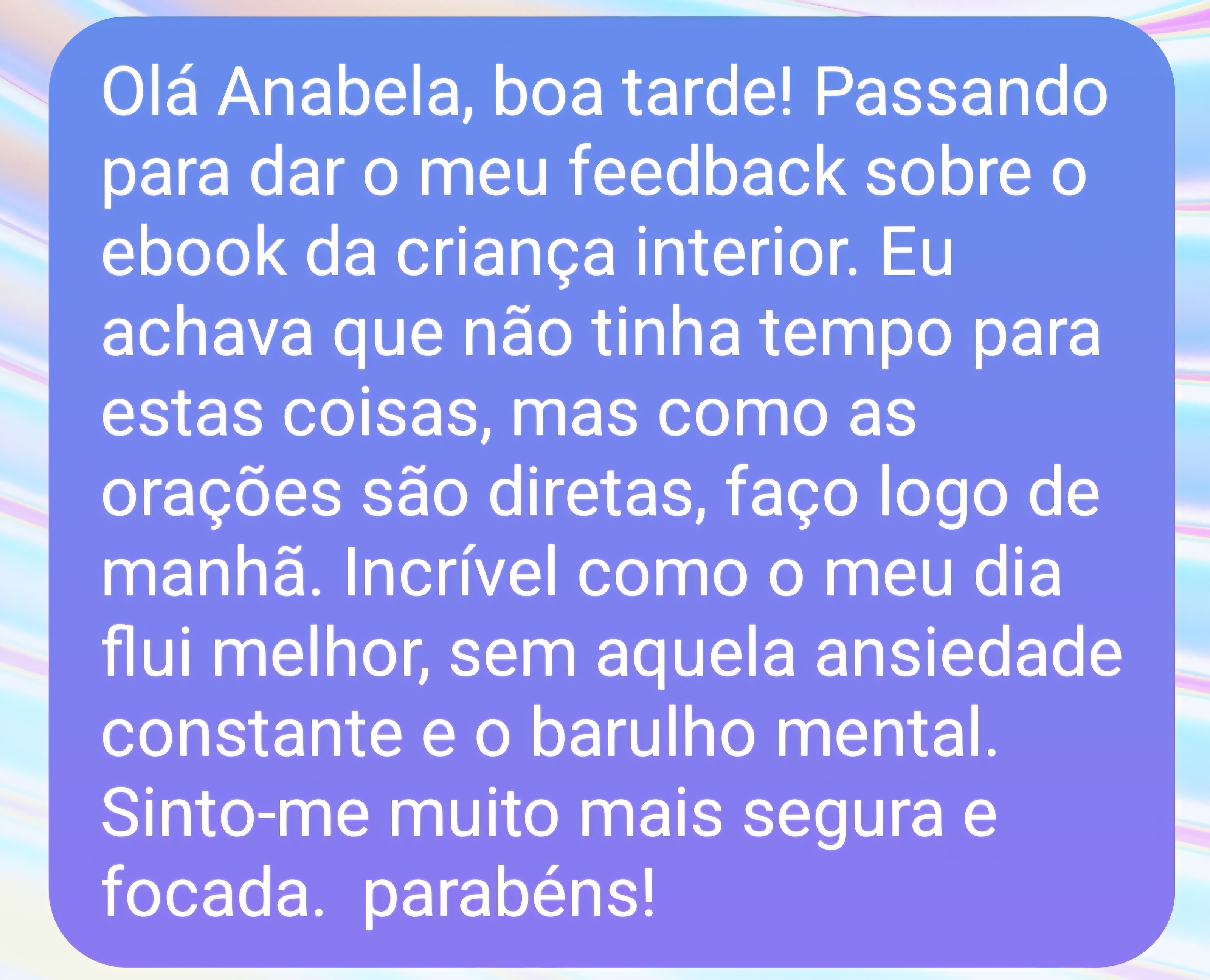 Testemunho 108 Orações